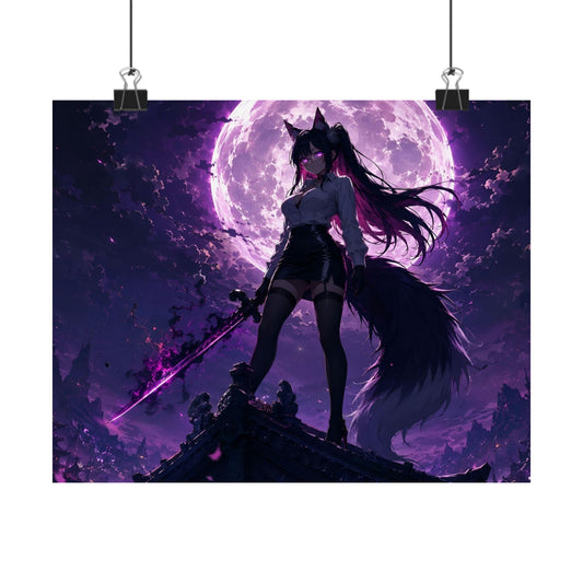 Voilet Moonlight Nova - Wall Art