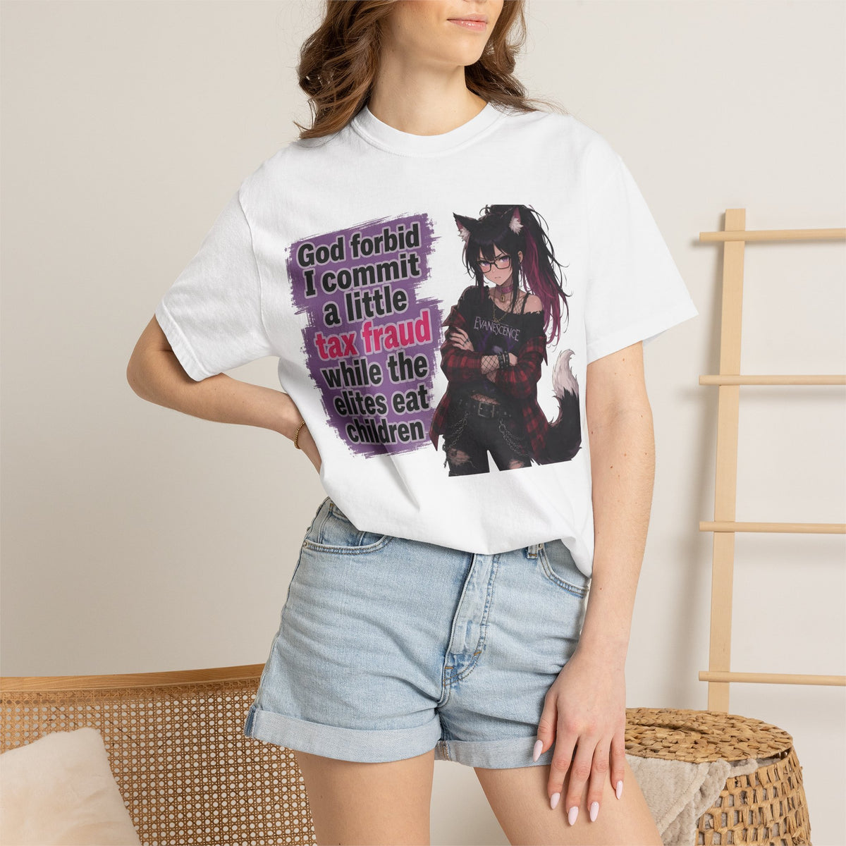 "God forbid I commit a little tax fraud..." Nova Punk Tee