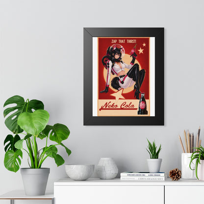 Nova Fallout Parody Poster Framed