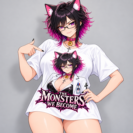 Director Nova T-Shirt — “The Monsters We Become” Graphic Tee