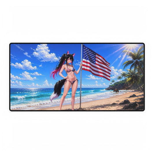 Nova American Flag Bikini Desk Mat