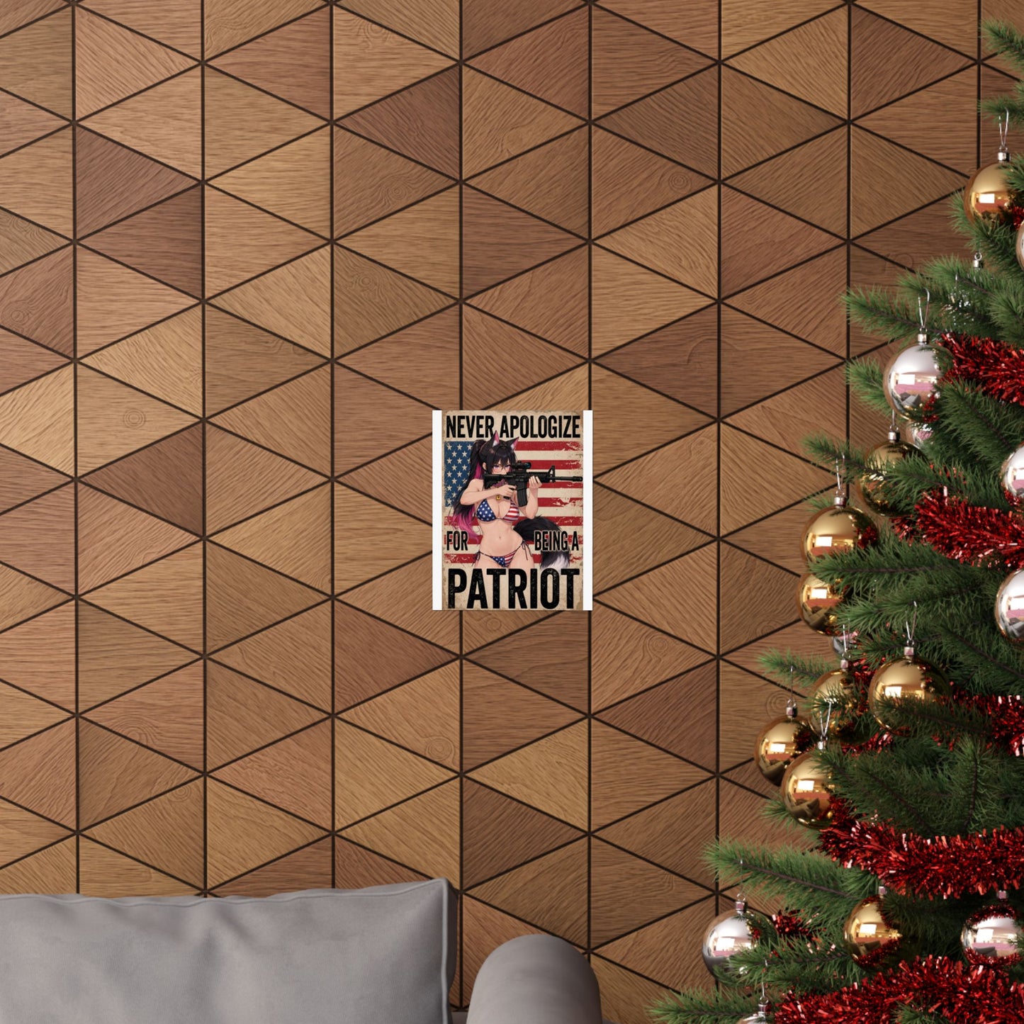 "Never Apologize for Being a Patriot" Poster