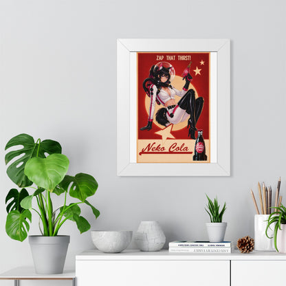 Nova Fallout Parody Poster Framed
